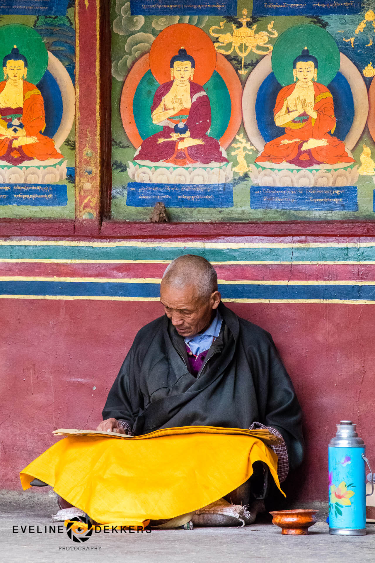 Monk at Tashi Lhunpo Monastery - Tibet